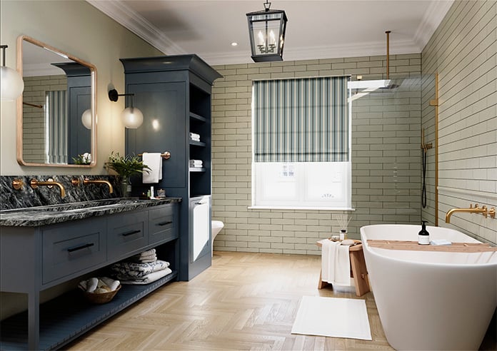 The British Stripe Co. Charles, Polzeath No.1 - Roman Blind - Image 6